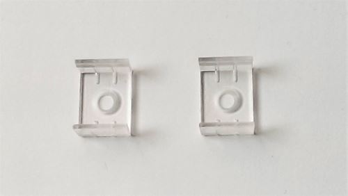 LED příchytka pro alu profil LINE 8 přisazený 17x8mm