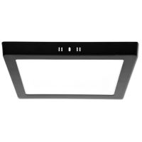 Svítidlo RAFA 2 LED-CSQ-CCT/18W/CR černésvít,LED č.přisaz.225x225 18W CCT 1550lm černé_2 (1)