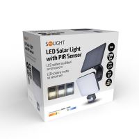 Solight LED solární osvětlení se senzorem, 11W, 1200lm, 3 CCT, Li-Ion, černá - WO785-1 (3) (11)