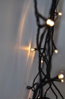 Solight LED venkovní vánoční řetěz, 200 LED, 10m, přívod 5m, 8 funkcí, IP44, teplá bíl (4) (4)