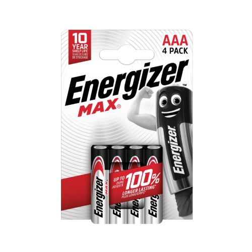 Baterie Energizer MAX AAA/R03, Blistr(4)