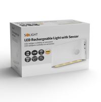 Solight nabíjecí noční LED světélko s pohybovým a světelným sensorem, 0,5W, 3000K, Li (11) (11)