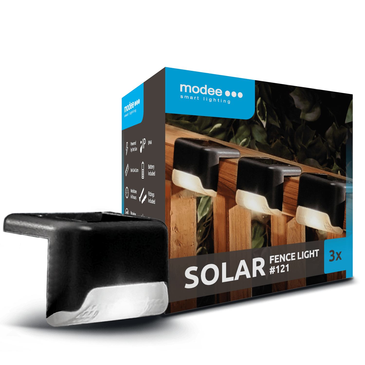 Svítidlo solární ML-WS121 LED rohové 3ks