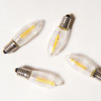 LED čirá žárovka FILAMENT pro svícen 34V/0,2W, Exihand, 1ks (1)