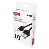 Kabel USB2.0 A konektor - micro B konektor (vidlice - vidlice), 1m  SM7004B_6 (5)