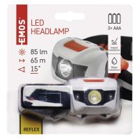 Čelová svítilna HL-H0520, LED1W+2,   SVP3521_2 (9)