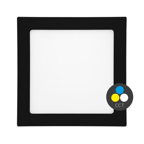 Svítidlo RAFA LED-WSQ-CCT/12W/CR černésvít,LED č.vestav.170x170 12W CCT 960lm černé_1