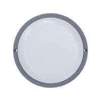 Solight LED venkovní osvětlení kulaté, 13W, 910lm, 4000K, IP54, 17cm, šedá barva - WO7 (3) (3)