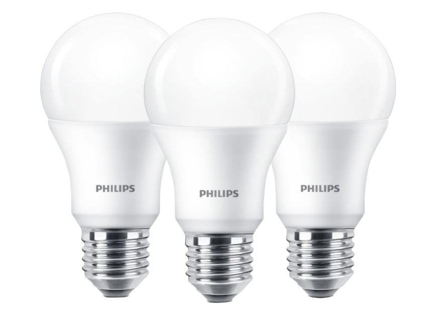 LED žárovka Philips E27 10W 2700K 230V A60 SET3ks P775544