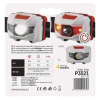Čelová svítilna HL-H0520, LED1W+2,   SVP3521_6 (13)