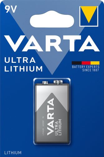 Baterie Varta 6122, 9V lithium Blistr(1)VARTA  6122B1 9V LITH.    6122301401_1