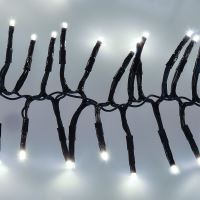 Solight LED venkovní vánoční řetěz s dálkový ovládáním - Cluster, 576 LED, 8 funkcí, č (4) (4)