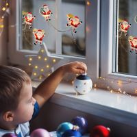 Solight LED okenní řetěz - Santa, 6x LED, přísavný, 120cm, 2x AA - 1V251_9 (8)