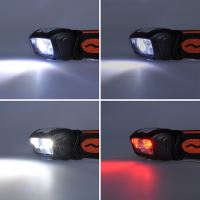 Solight LED čelová nabíjecí svítilna, 150 + 100lm, bílé a červené světlo, Li-Ion - WN4 (3) (3)