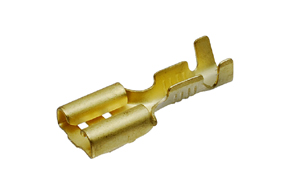 Konektor FASTON 6,3 mm zásuvka kabelová neizolovaná