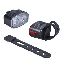 Solight set nabíjecích cyklo svítilen, 160lm přední, zadní červená, Li-Ion, USB - WN47_5 (4)