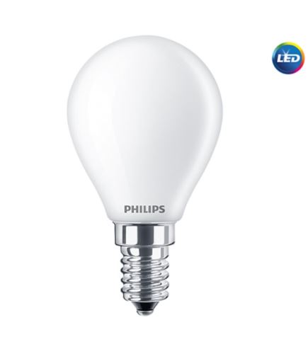 LED žárovka Philips FILAMENT Classic E14 4,3W 2700K 230V P45 FR G  P347205LEDž.PH,E14 il