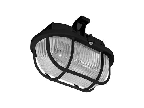 Žárovkové svítidlo Panlux OVAL SOP-60/C černé IP44