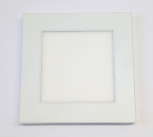 Svítidlo LED přisazené, 9W, 630lm, 3000-6000K, čtvercové, bílé