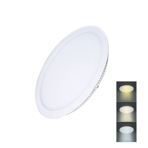 Solight LED mini panel CCT, podhledový, 12W, 900lm, 3000K, 4000K, 6000K, kulatý - WD140_