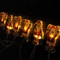 Solight LED okenní řetěz - Santa, 6x LED, přísavný, 120cm, 2x AA - 1V251_7 (6)