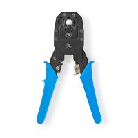 Krimpovací Kleště CAT5 / CAT5e / CAT6 / CAT6a / RJ10 / RJ11 | Kleště / Odizolování / Řezání | ABS / Ocel | Modrá  CCGB89510BU (1)