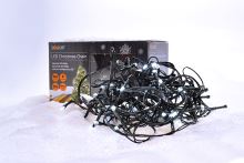 Solight LED venkovní vánoční řetěz, 200 LED, 10m, přívod 5m, 8 funkcí, IP44, studená b (3) (3)