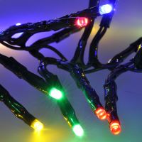 Solight LED venkovní vánoční řetěz s dálkový ovládáním a zvukovým senzorem - Cluster,  (6) (6)