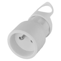 Zásuvka pro pohyblivý přívod - přímá EM-FBYC-01 - bílá barva  P0045_1 (2)