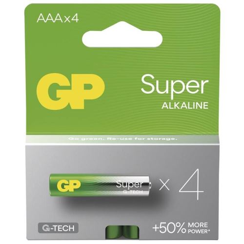 Alkalická baterie GP Super AAA (LR03)