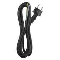 Kabel flexo guma 3x1,5mm, černá, 3m S03230_3 (2)