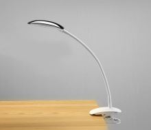 Solight LED stmívatelná lampička 2v1, podstavec i klip, 5W 4000K, 3 barevné kryty - WO (5) (5)