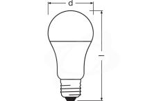 LED žárovka Osram Ledvance E27 10W/75W 4000K 1055lm 230V A60 (1)