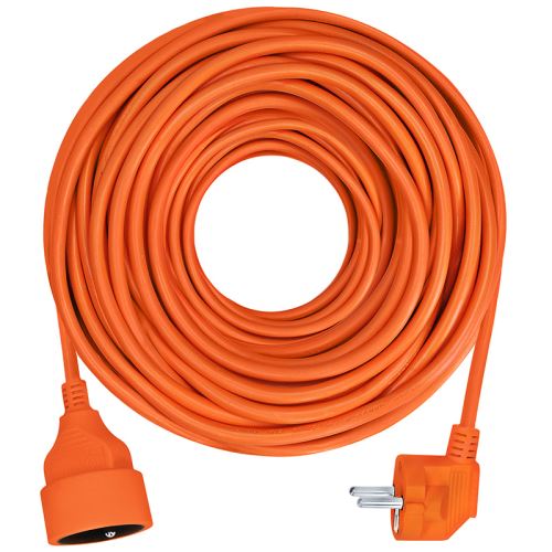 Solight 1z prodlužovací přívod - spojka, 15m, 3 x 1,5mm2, oranžová - PS12O_1