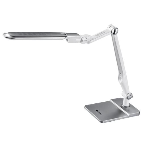 ECOLITE LED stolní lampa dotyková, 9W, volba teploty světla, stmívatelná, stříbrná   LBL