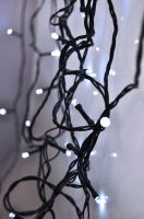 Solight LED venkovní vánoční řetěz, 100 LED, 10m, přívod 3m, 8 funkcí, časovač, IP44,  (3) (3)