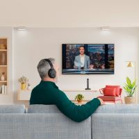 Bezdrátová TV sluchátka HAMA, nabíjecí základna s 2,4 GHz vysílačem, Bluetooth H221848 (6)