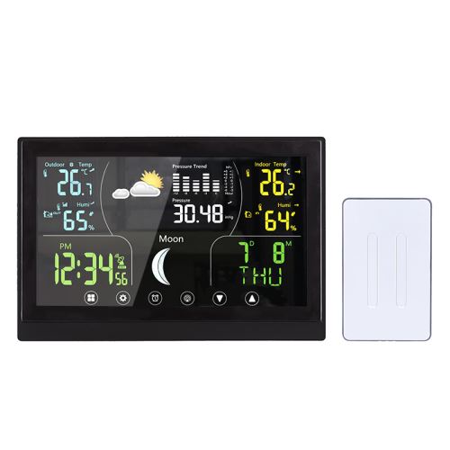 Solight meteostanice, barva černá - TE110B_1