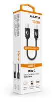 Datový kabel ALIGATOR POWER USB-C/USB-C 15cm, černý_4 (3)