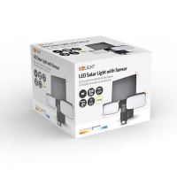 Solight LED solární osvětlení se senzorem, 9W, 850lm, 4000K, Li-Ion, černá - WO7203_11 (10)