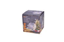 Solight LED vánoční koule skleněná, 10LED, 2x AA, IP20  - 1V204_8 (7)