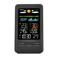 Solight meteostanice, barevný LCD, vnitřní/venkovní teplota a vlhkost, tlak, RCC, čern (3) (3)