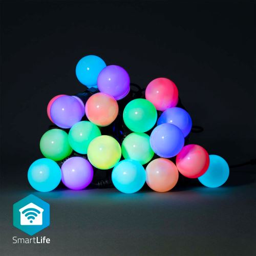 SmartLife dekorativní LED Wi-Fi žárovky D50 RGB 20 LED, IP65,   WIFILP03C20_1