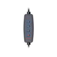 ECOLITE LED stolní lampa dotyková MILA 8W, volba teploty světla, stmívatelná, černá, U (2) (2)
