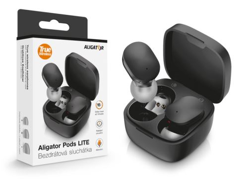 Bluetooth sluchátka ALIGATOR TWS05 PODS LITE, černá_1