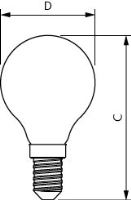 LED žárovka Philips FILAMENT Classic E14 6,5W 2700K 230V P45 CL  P347564_2 (1)