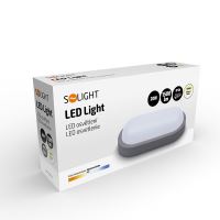Solight LED venkovní osvětlení oválné, 20W, 1500lm, 4000K, IP54, 26cm, šedá barva - WO (7) (7)