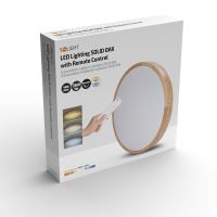 Solight LED osvětlení s dálkovým ovladačem Solid Oak, 48W, 3360lm, 39cm, změna chromat (8) (8)