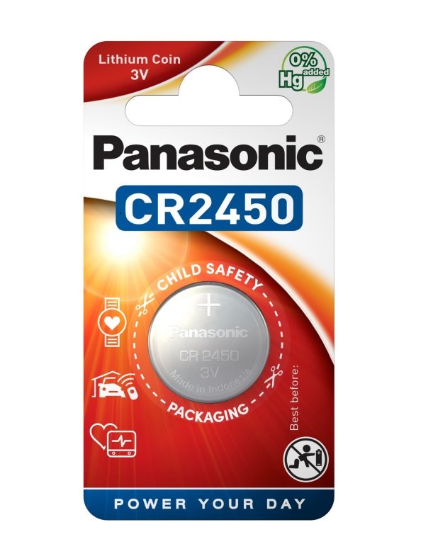 Baterie Panasonic CR 2450, Lithium
