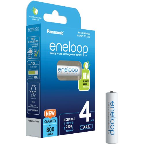 Baterie ENELOOP, AAA (HR3),   BK-4MCCE/4BE
